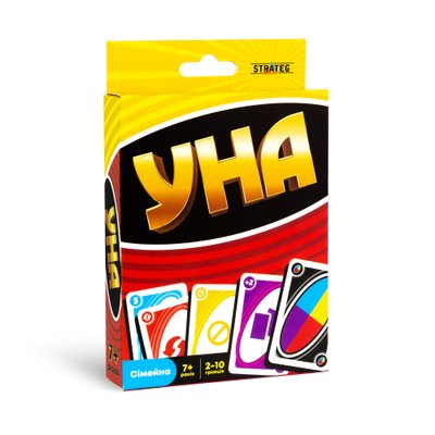Настільна гра Strateg УНА classic карткова українською мовою (30447) 8755 фото