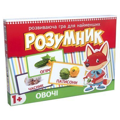 Гра Strateg Маленький розумник серія овочі українською мовою (30302) 2588 фото