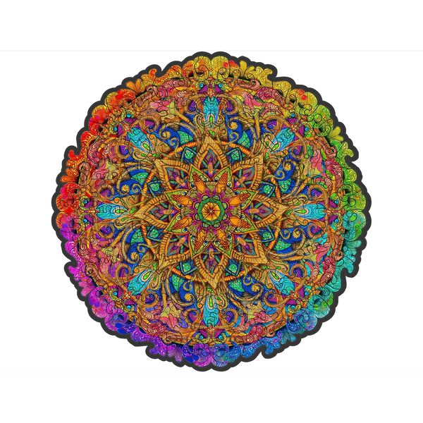 Wooden puzzle Mysterious Mandala sale15 photo