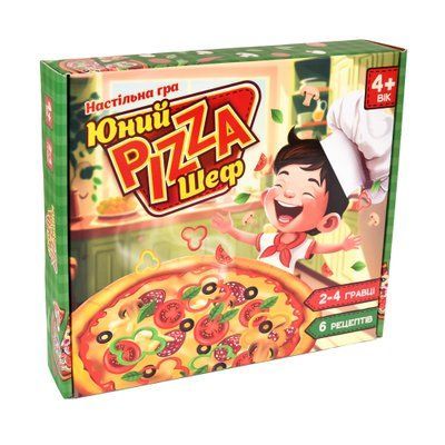 Настільна гра Юний Pizza Шеф Strateg українською мовою (30781) 8084 фото