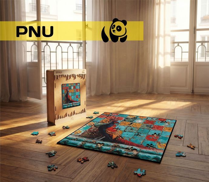 Дерев'яний пазл PNU Керамічна композиція, розмір M N179 фото