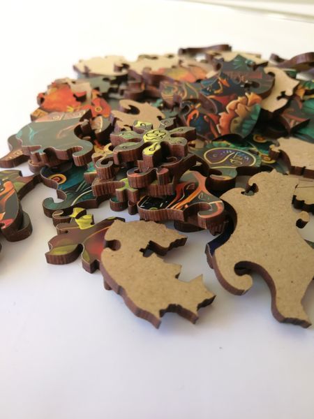 Дерев'яний Пазл Косатка - оригінальний подарунок PN176-8 фото
