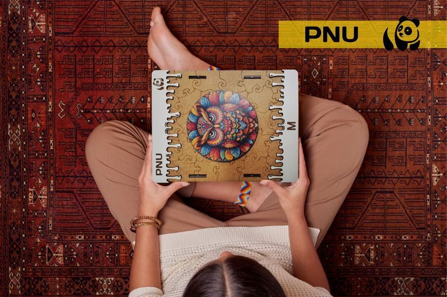 Дерев'яний пазл PNU Люстра Вінтажна, розмір M N177-6 фото
