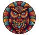 Puzzle din lemn Oriental Owl , 3XL cutie de carton N119-22 fotografie 1