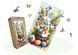 Drewniane Puzzle Zajączek wielkanocny i koszyk z Pisankami, А1 drewniany pudełko N141-18 zdjęcie 2